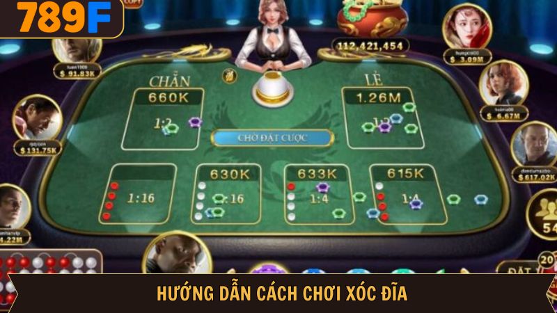 Cách chơi xóc đĩa chuẩn nhất tại nhà cái 789F